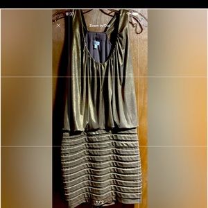 Cache gold metallic dress 6